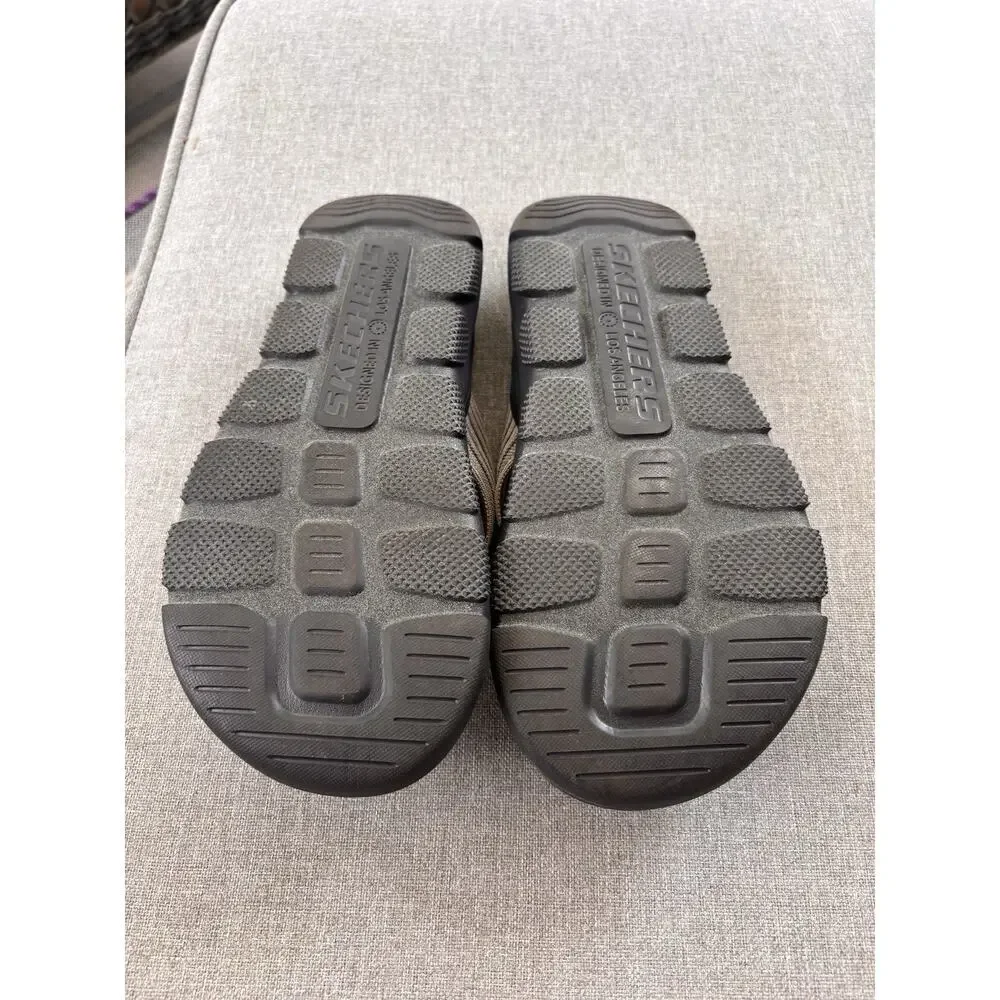 Mens Skechers Alcano Vencino Flip Flops Thong Sandals Sz 7 Relaxed Luxe Comfort